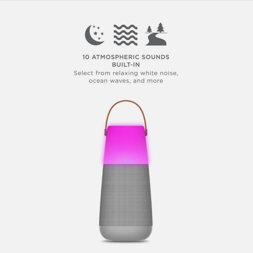 ION Bright Max 360° Bluetooth Speaker, LED Lighting, Multi-Sync, Ambient Sounds - Picture 2 of 9
